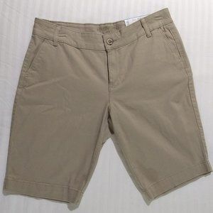 NWT Arizona Size 11 Women's Khaki Bermuda Shorts